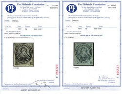 1851, Prince Albert, 6d slate violet, on laid paper, imperforate ...