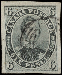 1855, Prince Albert, 6d slate gray, on wove paper, imperforate (Scott ...