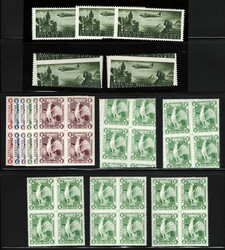 1948-49, Philatelic Exposition Labels, officially prepared ...