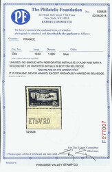 Airmail, 1930, Plane over Marseille, 1.50fr ultramarine, "E.I.P.A." ...