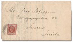 1898, King Alfonso XIII, 1m orange brown (Scott 192), tied by a ...