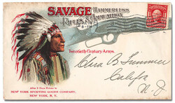 [Gun & Powder] Savage Hammerless Rifles & Ammunition, colorful, very ...