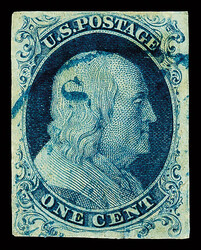 1851, 1¢ blue, type Ia (Scott 6), large even margins all around, ...