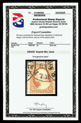 1852, 3¢ dull red, type II (Scott 11A), fresh and clean with bright ...