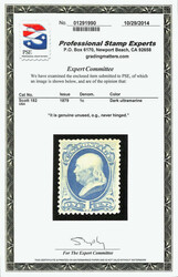 1879, 1¢ dark ultramarine, A.B.N.C. printing (Scott 182), o.g., ...