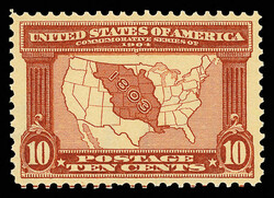1904, 10¢ Louisiana Purchase (Scott 327), o.g., never hinged, ...