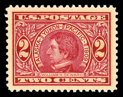 1909, 2¢ Alaska-Yukon (Scott 370), o.g., never hinged, as pretty as ...