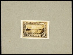 1913, 2¢ Panama-Pacific, photo essay (Scott 398-E1), in black, ...