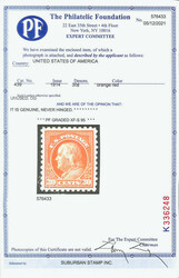 1914, 30¢ orange red, S.L. watermark, perf. 10 (Scott 439), o.g., ...