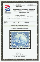 1923, $2 U.S. Capitol (Scott 572), radiant deep-hued example, o.g., ...