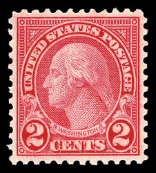 1923, 2¢ Washington, rotary press coil waste, perf. 11 (Scott 595), ...