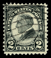 1923, 2¢ Harding, rotary press printing, the rare perf. 11 (Scott ...