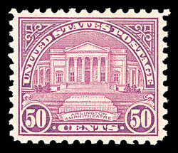 1931, 50¢ Arlington Amphitheater, rotary press printing (Scott 701), ...