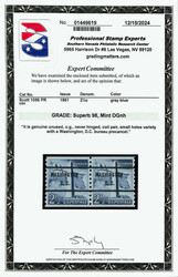 1961, Liberty Issue, 2½¢ Bunker Hill, horizontal coil, small perf. ...