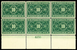 Parcel Post Postage Due, 1913, 10¢ dark green (Scott JQ4), full ...