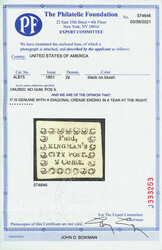 Charleston, S.C., Kingman's City Post, 1851-58, 2¢ black on bluish ...