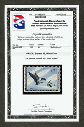Federal Duck Stamp, 1963, $3 Brants (Scott RW30), As fresh as day one ...