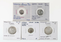 Small Group of Ancient Greek Silver issues., Includes: Istros. Drachm ...