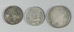 Bolivia. Republica. Melgarejo Silver Coinage Trio., 1/2 Melgarejo, ...