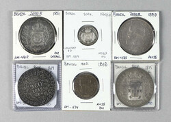 Brazil. Assortment of Coins, 1851-1939., Silver issues: 960 Reis -- ...