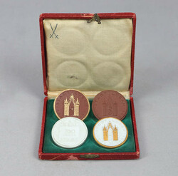 1921 Lobau 700 Year Celebration Porcelain Commemorative Coin Set, in ...