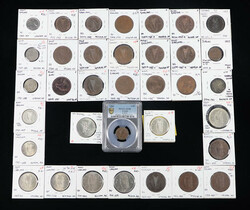 Ireland. British rule-Republic. Lot., Includes: Farthing, 1806. PCGS ...