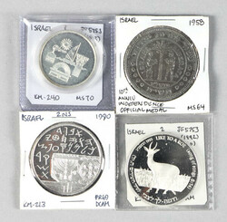 Israel. Assortment of Silver Commemorative issues, Incudes: 25 Lirot ...