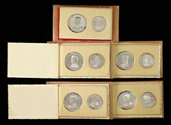 Malta. Sovereign Military Order. Group of 1964 two-piece Silver Proof ...