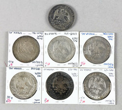 Mexico. Republica. Group of Mexico City Mint Cap 'n Rays Silver 8 ...