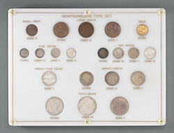 Newfoundland. Complete Type Set, Gold 2 Dollars, 1885 Uncirculated; ...