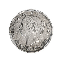 Newfoundland. Victoria (1837-1901). Silver 10 Cents, 1888 (KM-3) PCGS ...