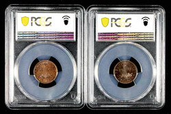 Newfoundland. George VI (1936-1952). High-grade 1941 C and 1942 Cents ...