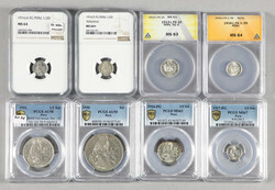 Peru. Republica. Assortment of encapsulated 20th Century Silver ...