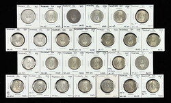 Philippines. U.S. Administration. Lot of Silver 50 Centavos, ...