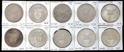Philippines. U.S. Administration. Group of Silver Pesos, 1903-1905 S. ...