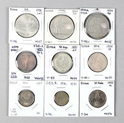 Russia. Soviet. Group of Crowns and Minors., Silver. RSFSR: 50 Kopeks ...