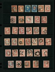 "Fancy Pants" U.S. Early Fancy Cancels Group 1850's-1860's, mostly ...