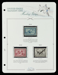 Exemplary and Complete Never Hinged Federal Duck Collection, ...