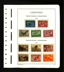 Hunting Permit, 1934-2014, complete for the period (Scott RW1-RW78, ...