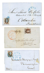 Consignment Balance with many valuable covers, 1800-1940's, ...