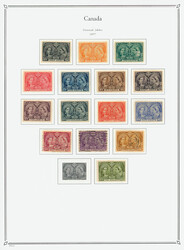 Canada &amp; Provinces, "Face-Off" Superb Mostly Mint Collection, ...
