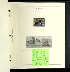 United States, Almost complete Federal Ducks 1934-2021, Scott ...