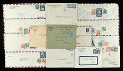 Worldwide, Postal History Lot with Better Taiwan & Algeria, ...