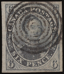 1851, Prince Albert, 6d slate violet, on laid paper, imperforate ...