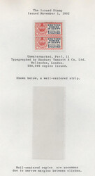 1932, "Postal Seal,", 1pi red &amp; blue, mint &amp; used multiples ...