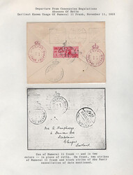 1934, Sphinx Letter Stamp, 1pi carmine, perf 14½ x 14, Small ...
