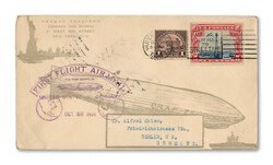 Zeppelin Flown Covers, 1925-1933, consisting of Apr. 15 1925 on the ...