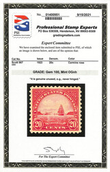 1923, 20¢ Golden Gate (Scott 567), o.g., never hinged, flawless in ...