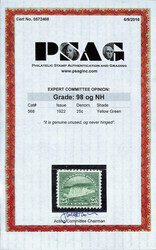 1922, 25¢ Niagara Falls (Scott 568), Nicely balanced margins, o.g., ...