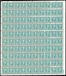 1931, Rotary press definitives, 11¢ to 50¢ complete (Scott 692-701) ...